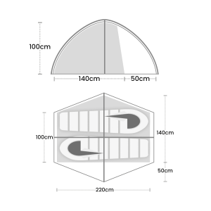 Pioneer Compact 2 Tent & Footprint Bundle
