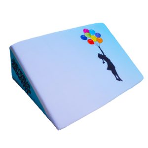 Girl Floating Away Snoos Pillow