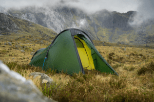 Starlite 1 tent with door open