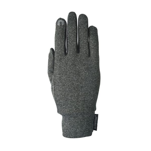 Herringbone Touch Liner Gloves