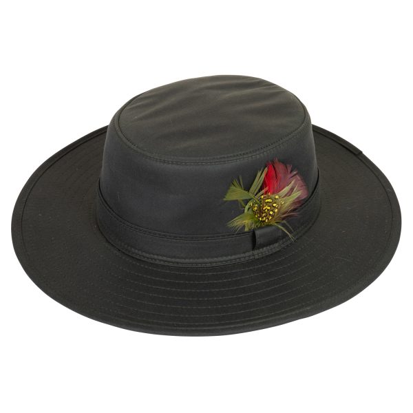 Highclere Wide Brim wax Hat