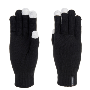 Thinny Touch Glove Back and Palm - Black