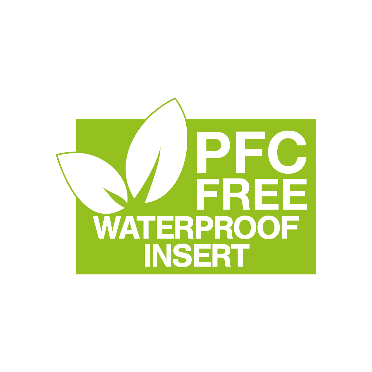 PFC-free waterproof liner