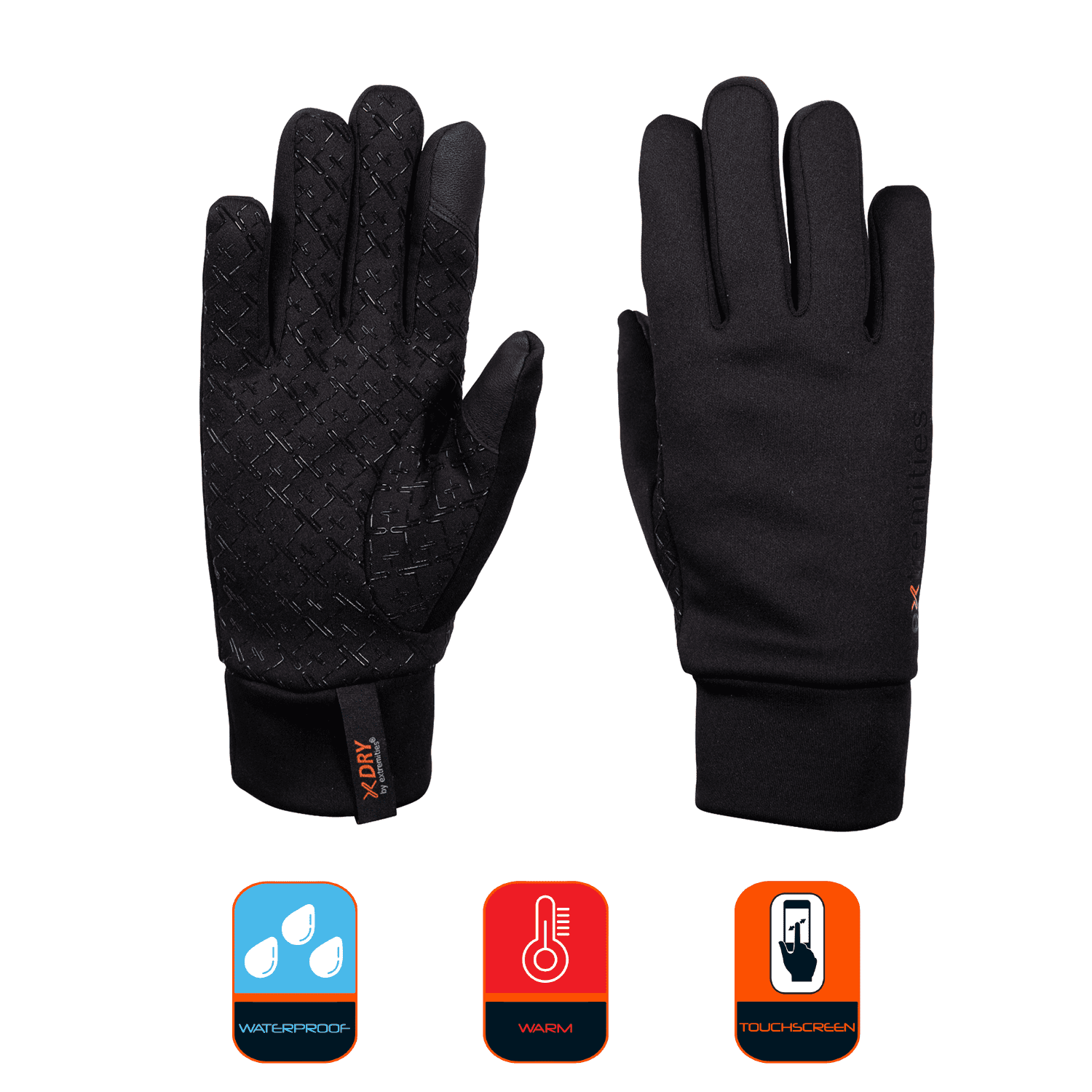 Insulated Sticky Waterproof Power Liner Gloves