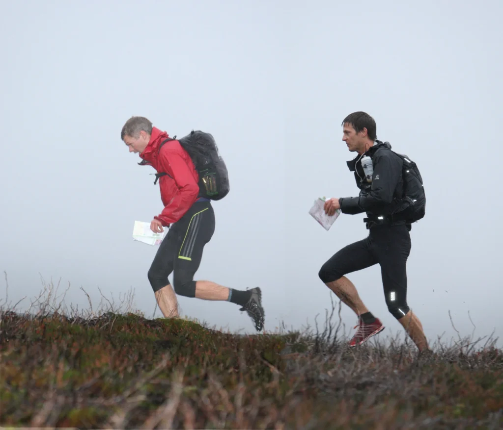 endurance runners with extremities gear and a laser ultra tent