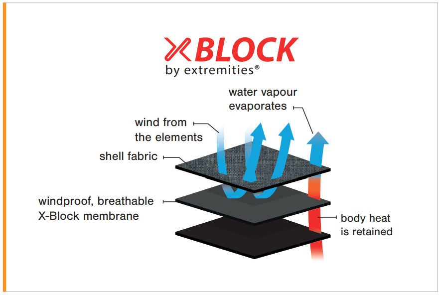 Rounded rectangular product graphic for PrimaLoft Gold Insulation ECO showing a white insulation cross-section with water droplets labelled water resistant, a 55% recycled content icon, a red heat cone labelled thermally efficient, an arrow labelled compressible and the text fast drying, plus the PrimaLoft logo