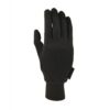 21SLG-Silk-Liner-glove-back-hi-res-4000x4000-1-scaled-4.jpg Single black fabric glove with close-fitting fingers, elasticated wrist cuff and small side tag, shown flat on a white background