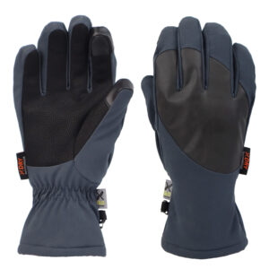 Aurora Glove Water-resistant outdoor gloves featuring a durable grip and flexible design, ideal for cold weather activities. The gloves have a snug fit with an adjustable cuff for added comfort and protection.