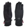 Commuter-Glove-LR-3.jpg Pair of black winter gloves with long cuffs and adjustable Velcro wrist straps, left glove shown palm-up with textured grip and tag, right glove shown back-up displaying a subtle brand logo and small label tags.
