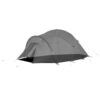 Expedition-Hyperspace-1500x1500-1-3.jpg Dome-style grey camping tent with a small front vestibule, taut guy lines and stakes, shown as a product image on a plain white background.