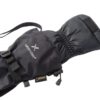 Mountain-Mitt-Inner-Outer-Close-up-scaled-4.jpg Black Extremities GORE-TEX insulated gauntlet-style winter mitten with elasticated wrist, adjustable strap, Velcro cuff and cord toggle on a white background