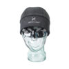 Powerfleece-Polartec-Banded-Beanie-Front-Grey-1500x1500-72dpi-1.jpg Charcoal fleece beanie with a black folded cuff and white "extremities®" logo, displayed on a clear glass mannequin head against a white background.