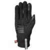 Sticky-Primaloft-Glove-Palm-300dpi-1.jpg Black insulated glove shown palm-up with horizontal glossy grip strips across the palm, touchscreen-friendly reinforced tips on thumb and index finger, a reflective cuff tab and small red brand tag.