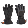 Torres-Peak-Glove-Palm-Back_1500px_300dpi-3.png Pair of insulated black and charcoal-grey winter gloves shown side-by-side, left glove displaying the padded palm and elastic wrist, right glove showing the back with adjustable wrist strap, orange stitching and an orange cord-lock gauntlet drawcord.