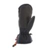 Torres-Peak-MittTerra-Nova-21-09-1611941-WEB-1-scaled-4.jpg Black insulated winter mitten showing a smooth reinforced palm with stitched X pattern and padded thumb, elasticated wrist and extended gauntlet cuff with an orange drawcord and small red tag.