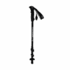 Trail-Carbon-Pole-Closed-1500x1500-1-3.png Black adjustable carbon trekking pole with ergonomic foam handle and wrist strap, 'TRAIL CARBON' printed on the shaft, quick‑lock clamps and rubber tip with a small snow basket