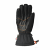 Zenith-Palm-1500x1500-1-1.png Palm-side view of a single black insulated glove with textured leather palm and orange contrast stitching, reinforced thumb, elasticated gauntlet cuff with an orange drawcord and a Gore-Tex tag