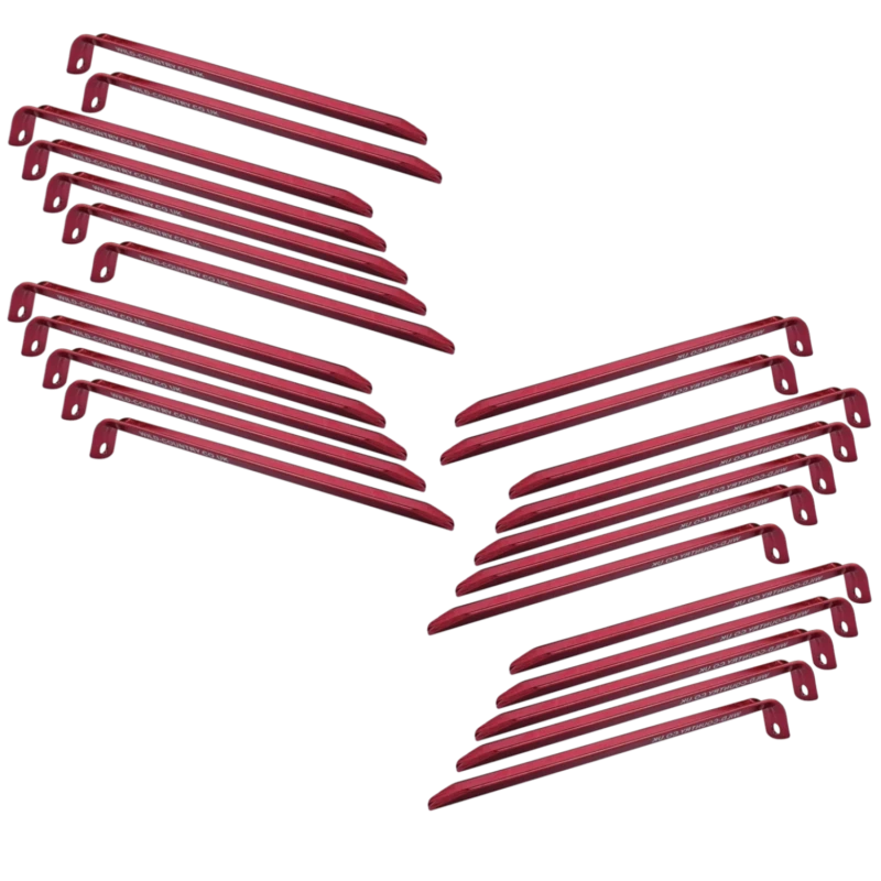 Alloy-V-Angle-Pegs-Pack-of-24 Outlet - Aluminium V Pegs (x24, with Bag)