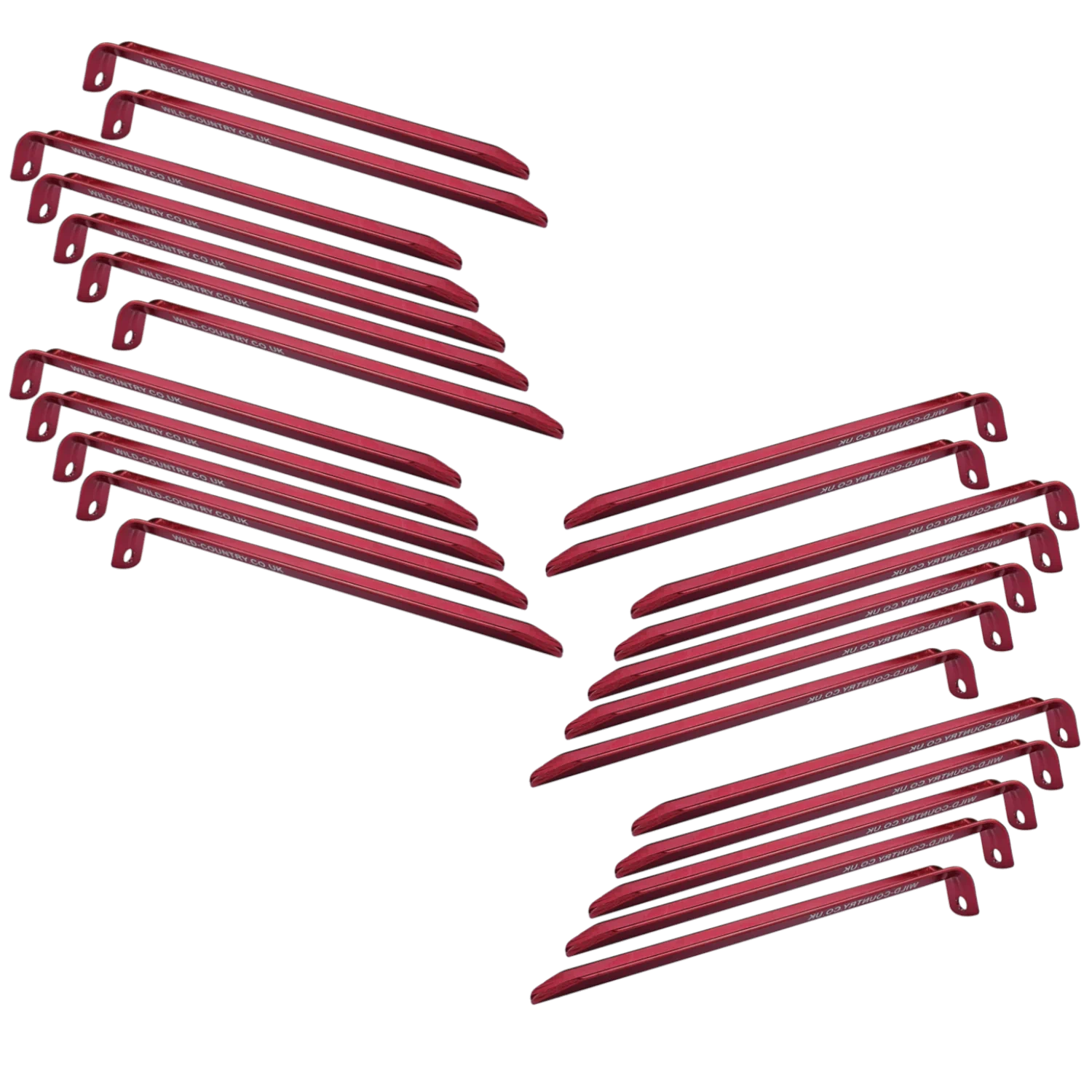 Outlet - Aluminium V Pegs (x24, with Bag)