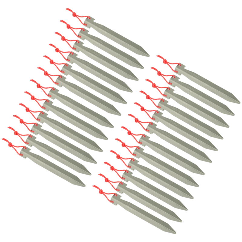 Titanium-18g-V-Pegs-pack-of-24 Outlet - Titanium Tent Pegs 18g (Pack of 24)
