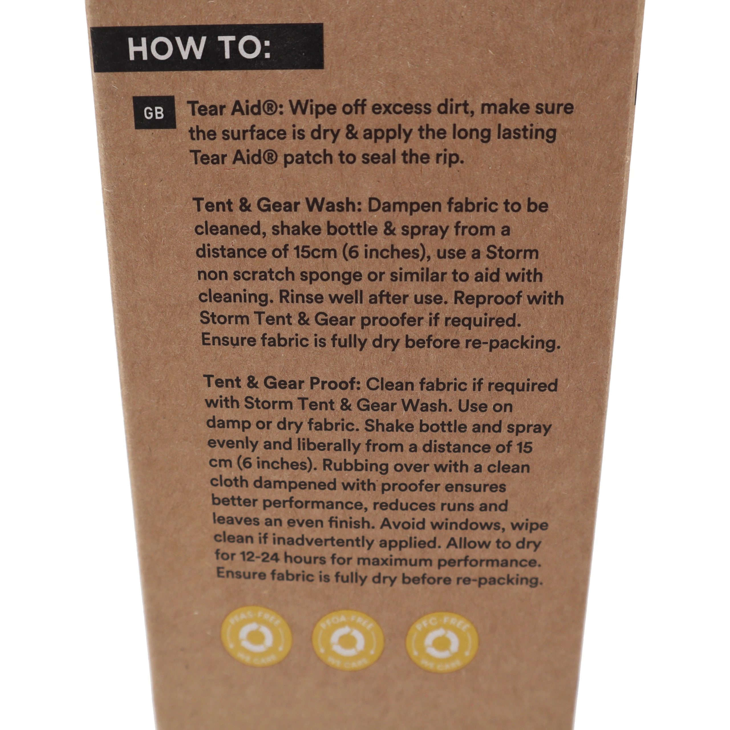 Tent Wash & Proof Care Kit